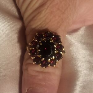 Vintage 9k YG All Diff Hughes Of Ruby Estate